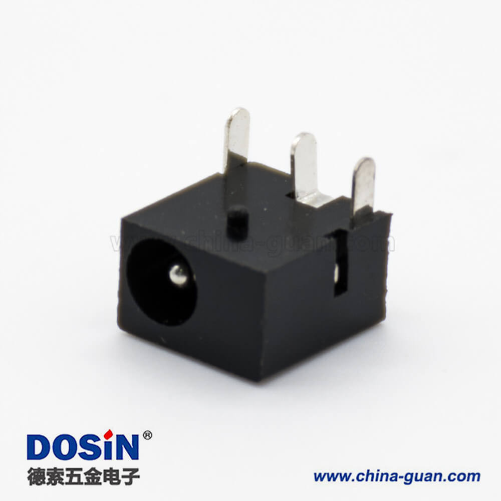 立式DC插座公不带屏蔽插孔贴片焊接3.8*1.5弯式电源连接器 立式DC插座公不带屏蔽插孔贴片焊接3.8*1.5弯式电源连接器
