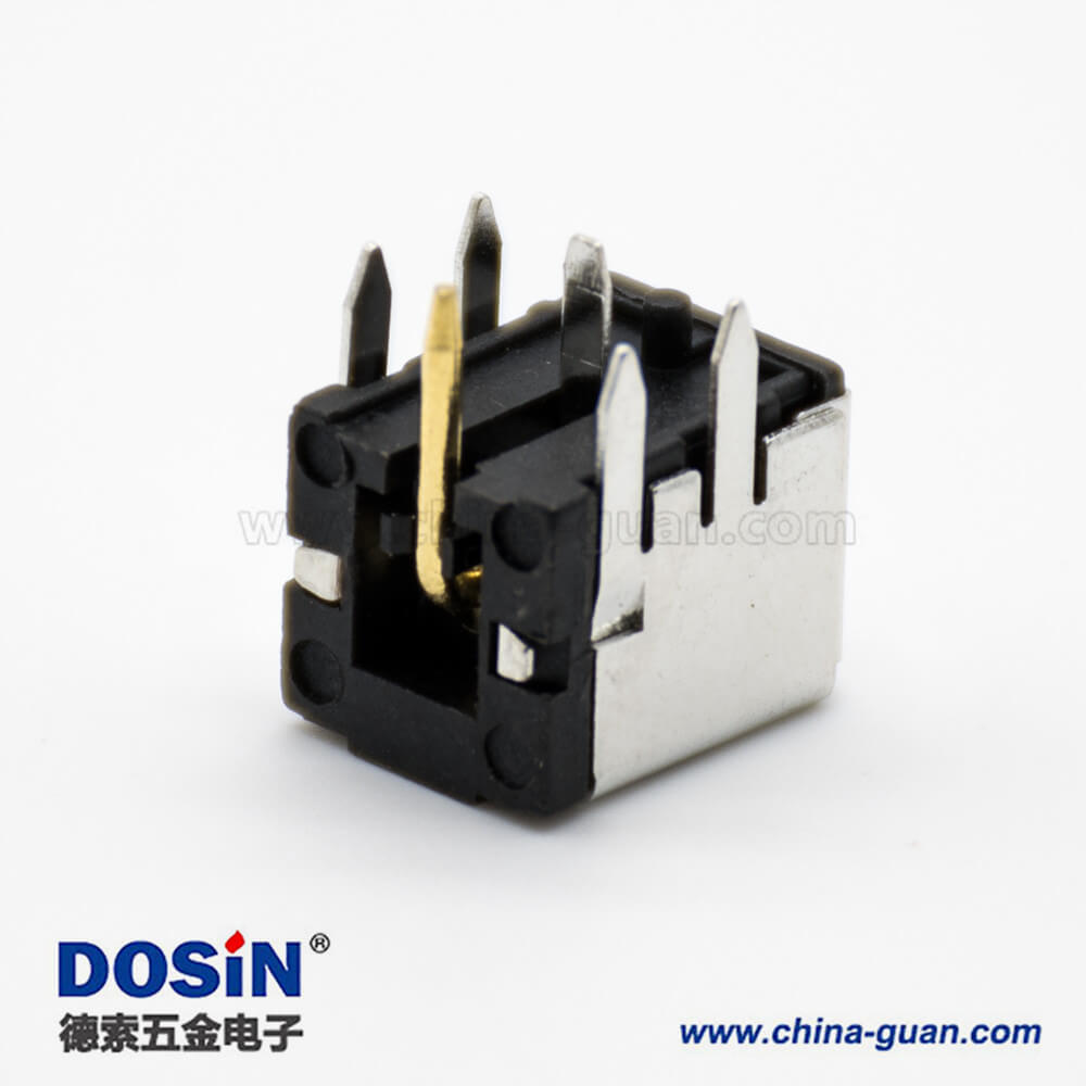 金属DC插座公带屏蔽插孔贴片焊接弯式电源连接器 金属DC插座公带屏蔽插孔贴片焊接弯式电源连接器