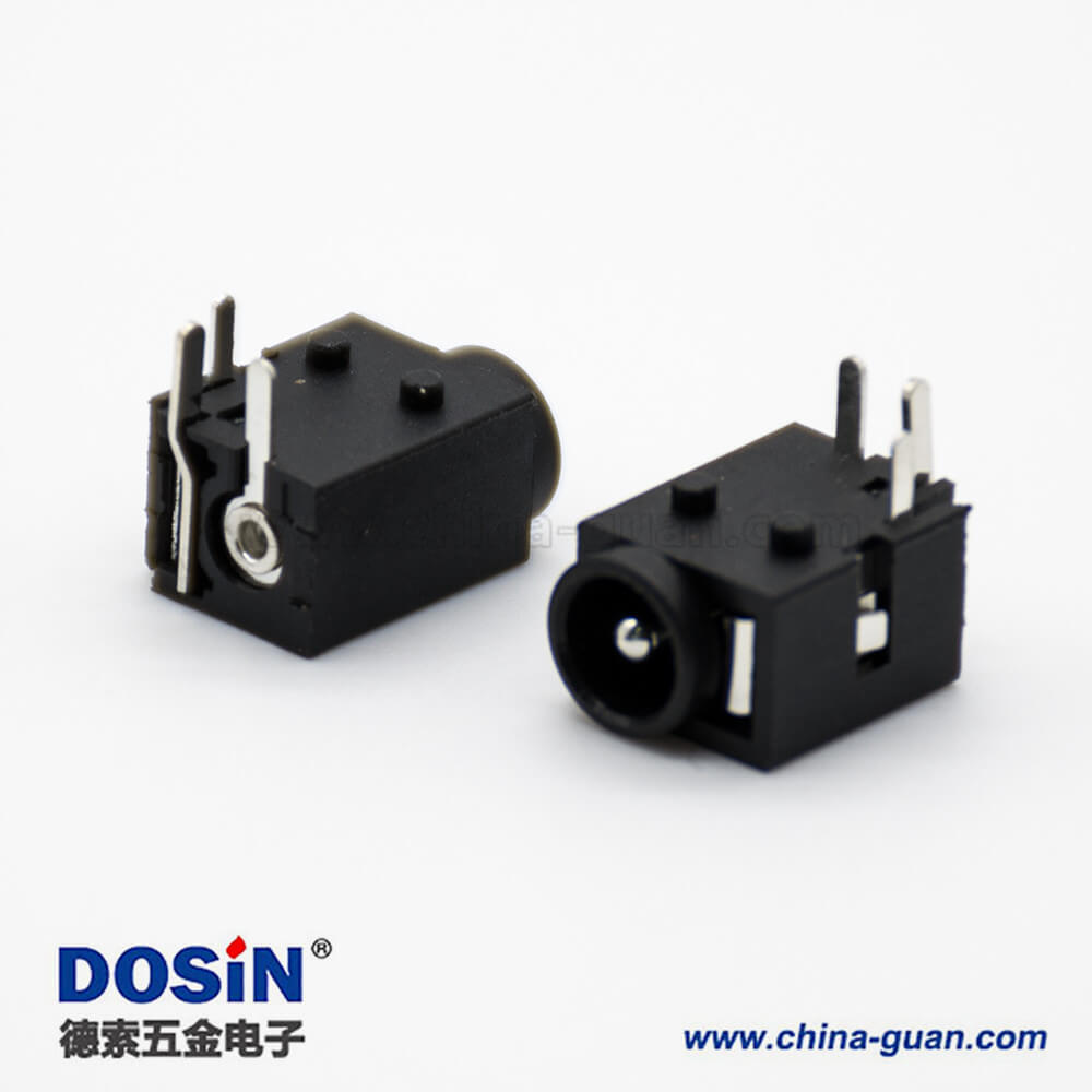 插座电源接口公座插孔贴片焊接弯式4.0*1.65毫米不带屏蔽DC连接器 插座电源接口公座插孔贴片焊接弯式4.0*1.65毫米不带屏蔽DC连接器