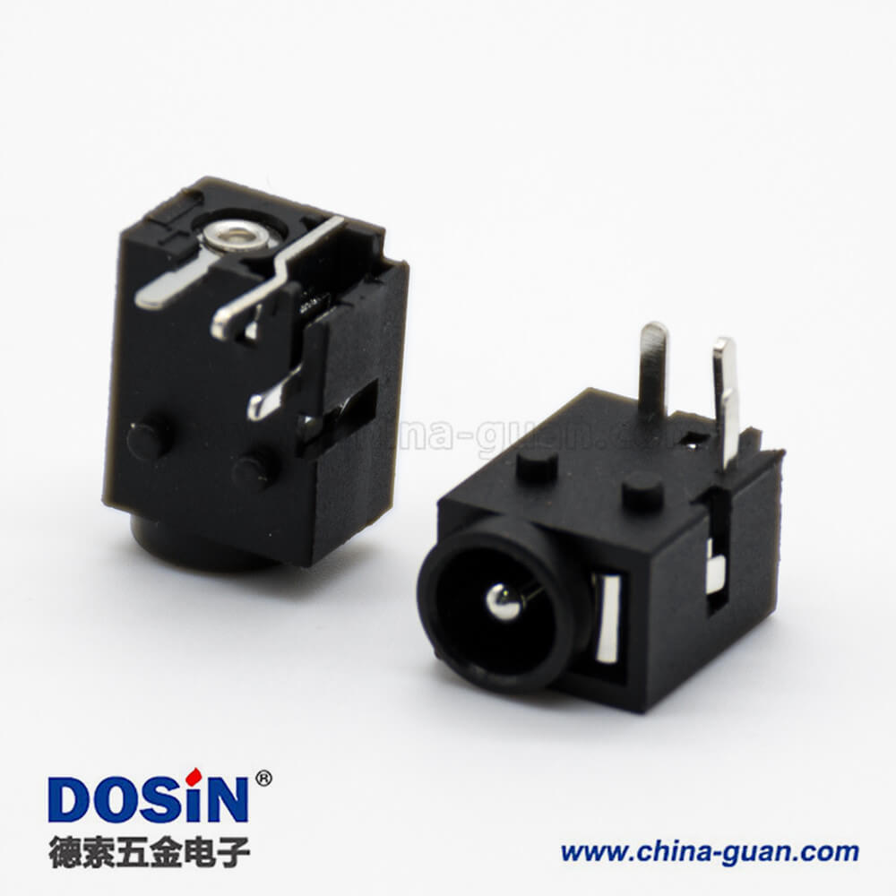 插座电源接口公座插孔贴片焊接弯式4.0*1.65毫米不带屏蔽DC连接器 插座电源接口公座插孔贴片焊接弯式4.0*1.65毫米不带屏蔽DC连接器