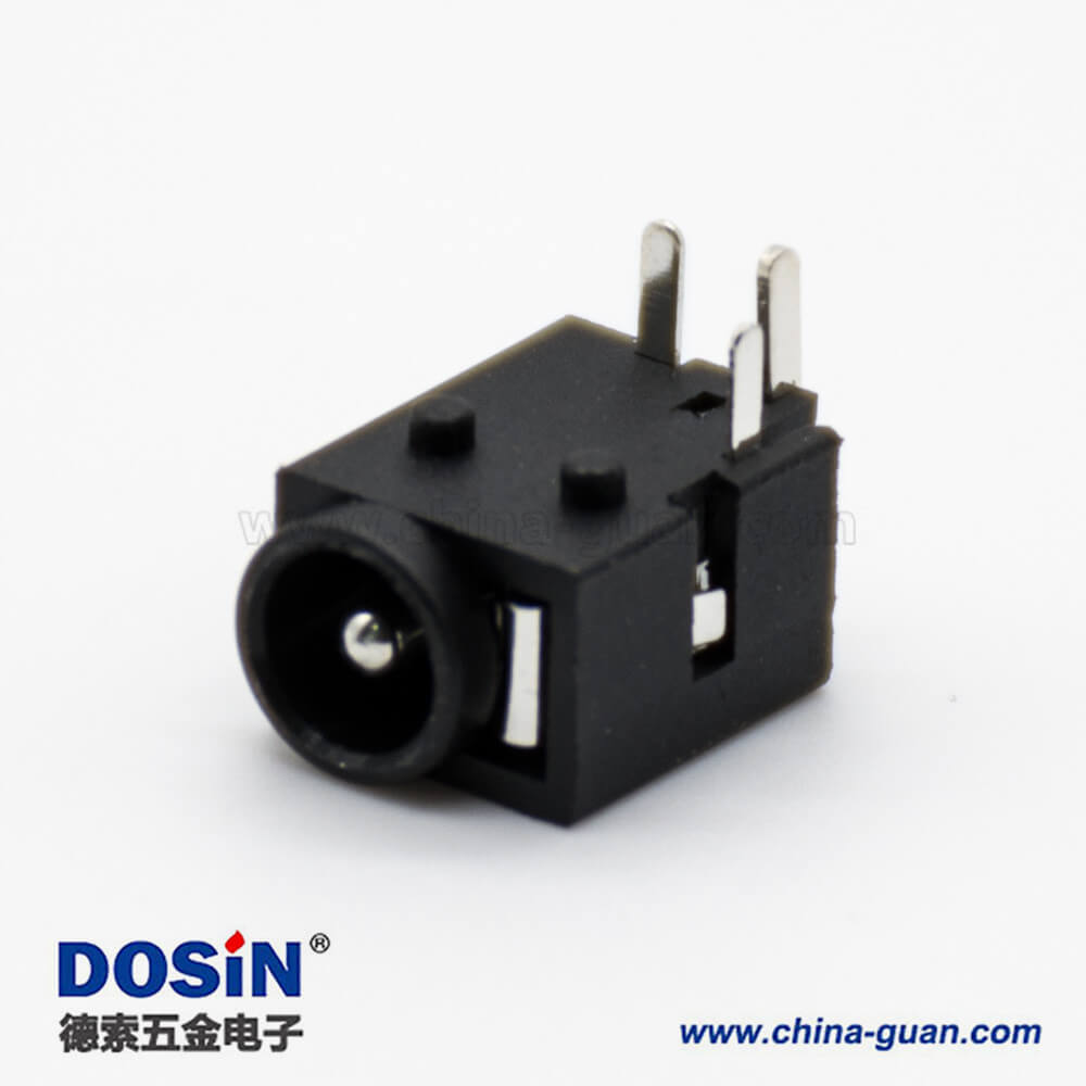插座电源接口公座插孔贴片焊接弯式4.0*1.65毫米不带屏蔽DC连接器 插座电源接口公座插孔贴片焊接弯式4.0*1.65毫米不带屏蔽DC连接器