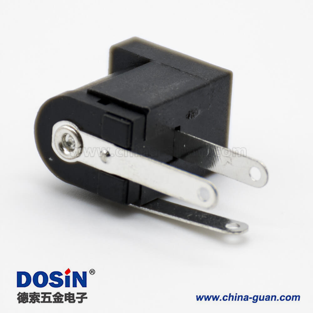 三脚DC插座公电源连接器2.0*6.4插孔贴片焊接弯式不带屏蔽 三脚DC插座公电源连接器2.0*6.4插孔贴片焊接弯式不带屏蔽