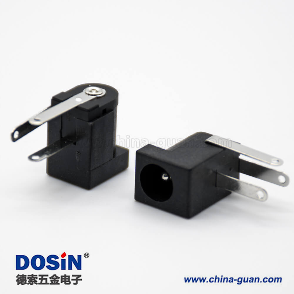 三脚DC插座公电源连接器2.0*6.4插孔贴片焊接弯式不带屏蔽 三脚DC插座公电源连接器2.0*6.4插孔贴片焊接弯式不带屏蔽