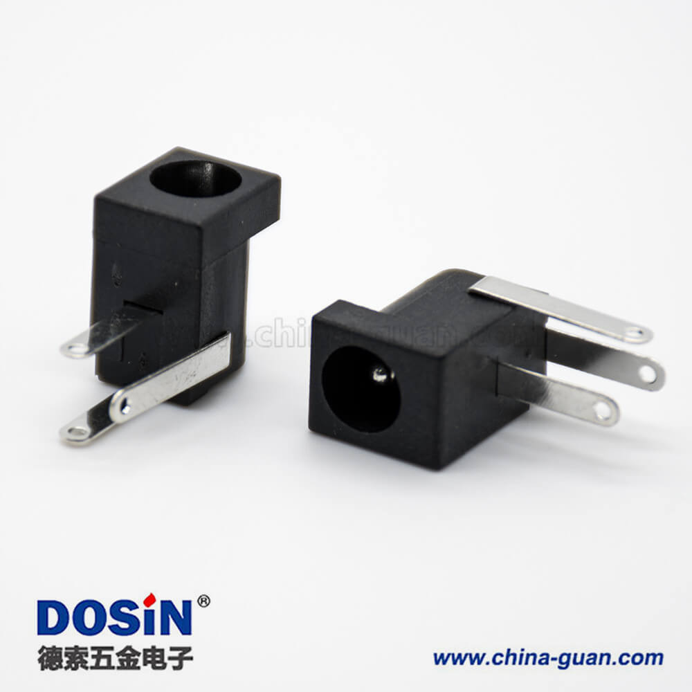 三脚DC插座公电源连接器2.0*6.4插孔贴片焊接弯式不带屏蔽 三脚DC插座公电源连接器2.0*6.4插孔贴片焊接弯式不带屏蔽