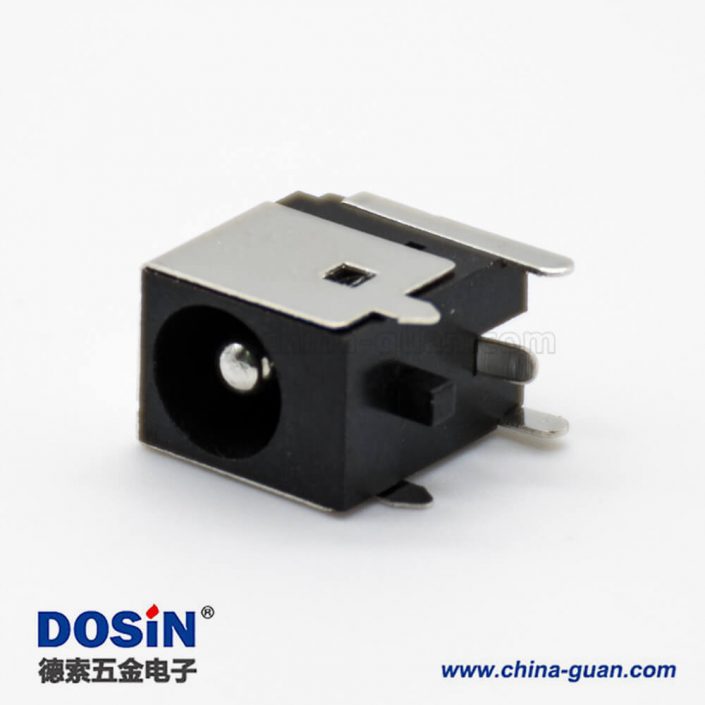 DC插口充电带屏蔽插座插孔贴片焊接弯式3.5*2.1毫米电源连接器 DC插口充电带屏蔽插座插孔贴片焊接弯式3.5*2.1毫米电源连接器