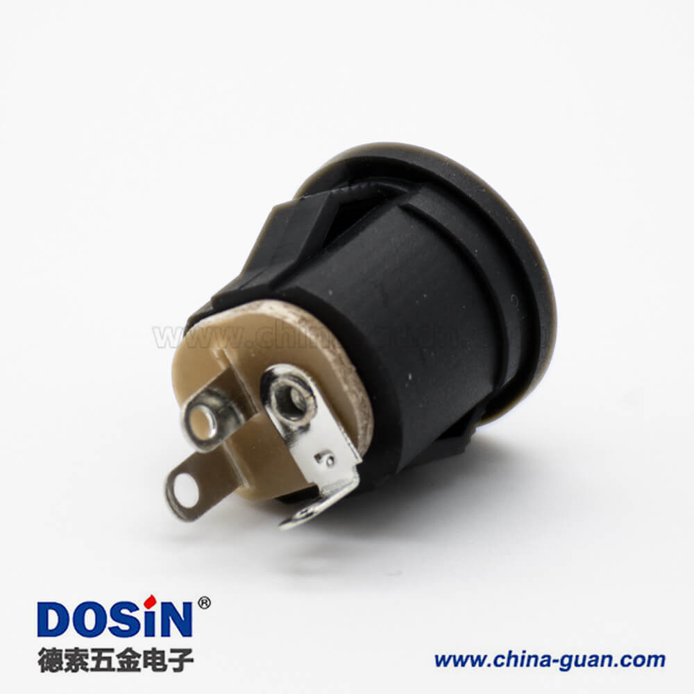 DC充电插座公直式插孔贴片焊接5.5*2.1不带屏蔽电源连接器