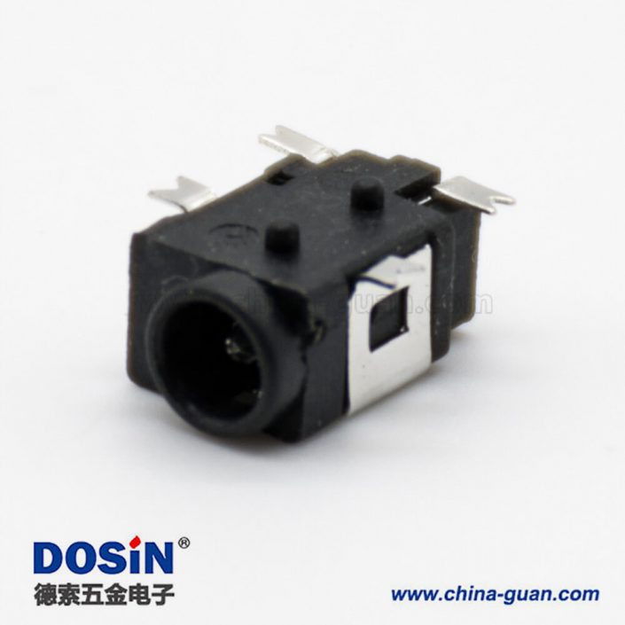 DC插座贴片母不带屏蔽贴板贴片焊接水平3.6*1.3毫米电源连接器 DC插座贴片母不带屏蔽贴板贴片焊接水平3.6*1.3毫米电源连接器