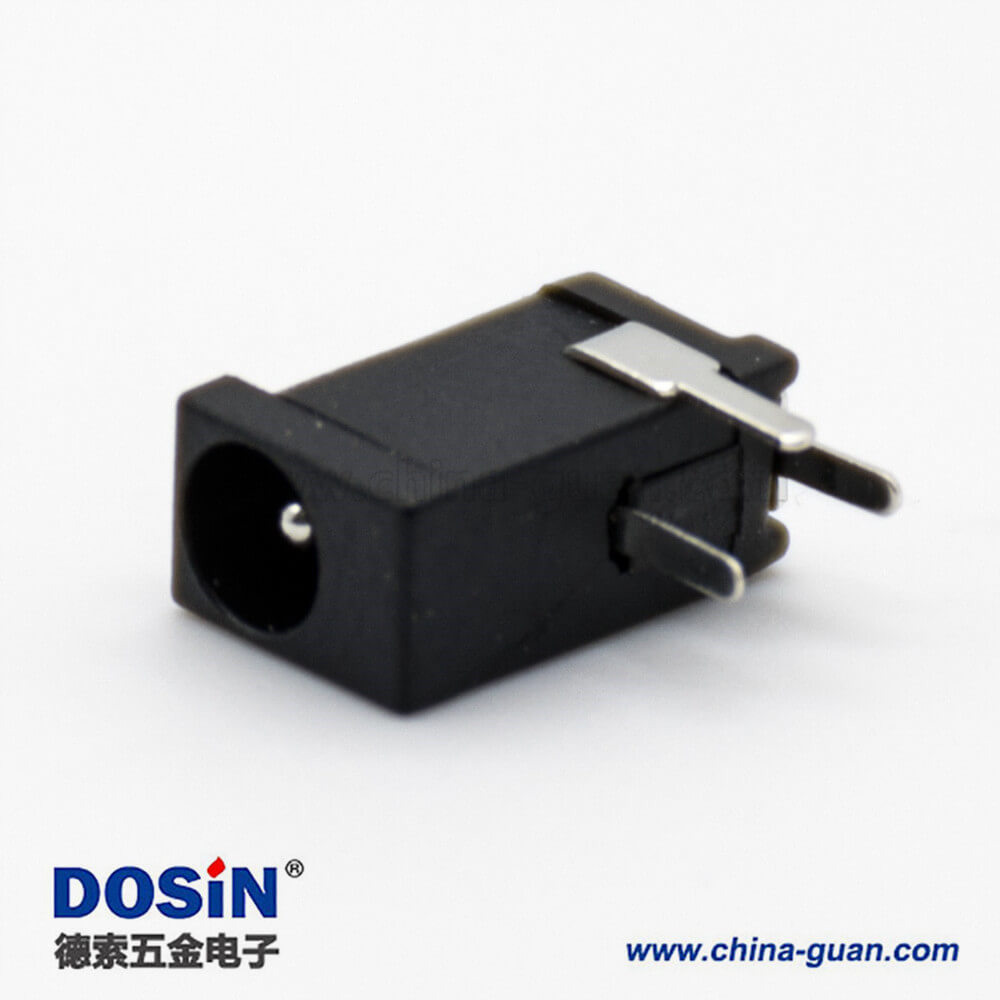 插座电源接口公座不带屏蔽插孔贴片焊接弯式5.5*2.0毫米DC连接器