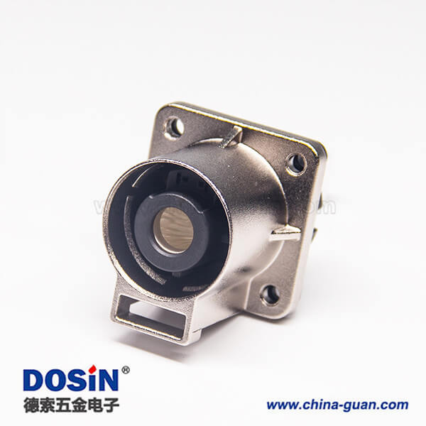 高压单芯连接器金属电流200A直式互锁插座连接器 高压单芯连接器金属电流200A直式互锁插座连接器