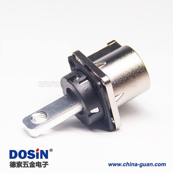 高压单芯连接器金属电流200A直式互锁插座连接器 高压单芯连接器金属电流200A直式互锁插座连接器