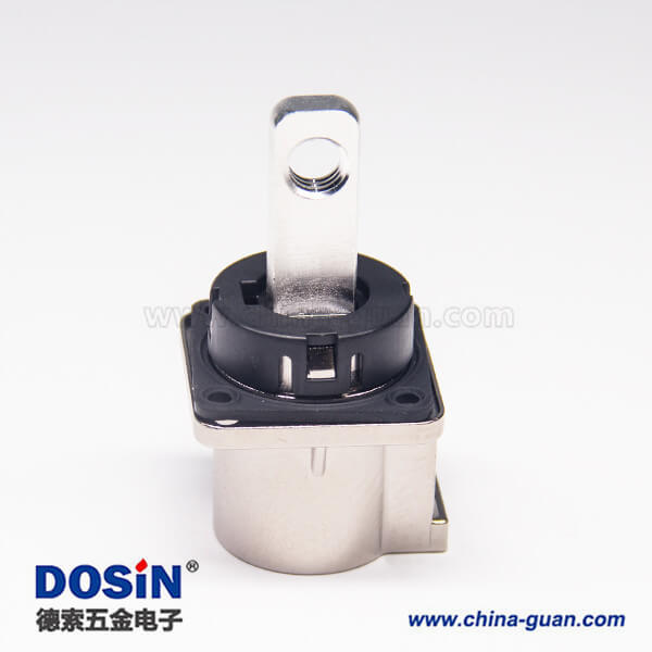 高压单芯连接器金属电流200A直式互锁插座连接器 高压单芯连接器金属电流200A直式互锁插座连接器