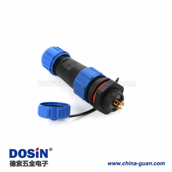 防水连接器 SP13-3 3芯 5A 公母插头插座 防水连接器 SP13-3 3芯 5A 公母插头插座