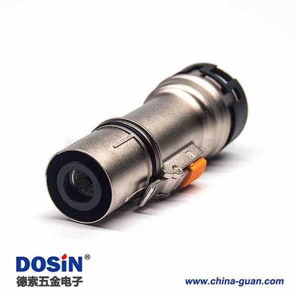 高压互锁连接器金属带屏蔽单芯8mm插头电流200A 高压互锁连接器金属带屏蔽单芯8mm插头电流200A