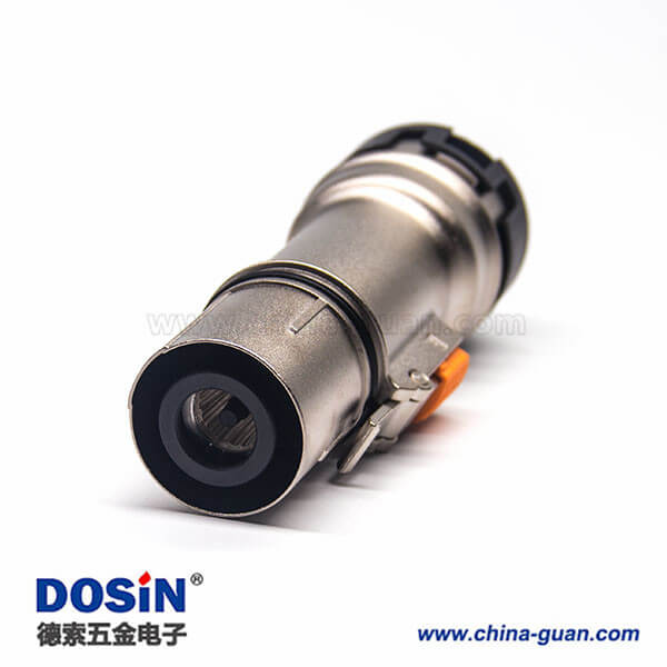 高压互锁连接器金属带屏蔽单芯8mm插头电流200A 高压互锁连接器金属带屏蔽单芯8mm插头电流200A