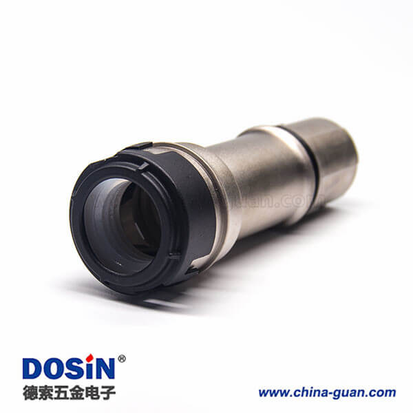 高压互锁连接器金属带屏蔽单芯8mm插头电流200A 高压互锁连接器金属带屏蔽单芯8mm插头电流200A