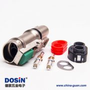 2芯35A高压互锁连接器插头金属带屏蔽 2芯35A高压互锁连接器插头金属带屏蔽