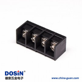 30a栅栏式接线端子半包围式不带针黑色端子连接器接线