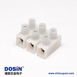 H型接线端子贯通式白色焊接式穿墙面板安装 H型接线端子贯通式白色焊接式穿墙面板安装