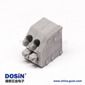 PCB接线端子 弹簧式直式插板灰色接线端子连接器 PCB接线端子 弹簧式直式插板灰色接线端子连接器