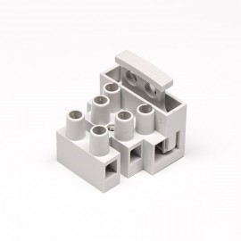 灰色接线端子2×3孔焊接式端子连接器 灰色接线端子2×3孔焊接式端子连接器