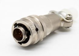 XCE插头10芯直式公头卡口连接接线焊接电连接器14壳体化学镀镍