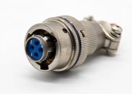 圆形航空插头XCE系列母插头4芯14壳体卡口连接直式焊接接线连接器