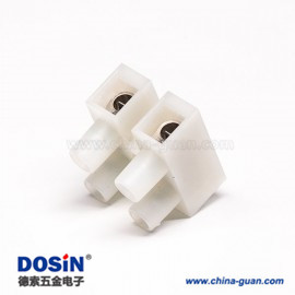 贯通端子台H型4孔焊接白色接线式端子连接器 贯通端子台H型4孔焊接白色接线式端子连接器