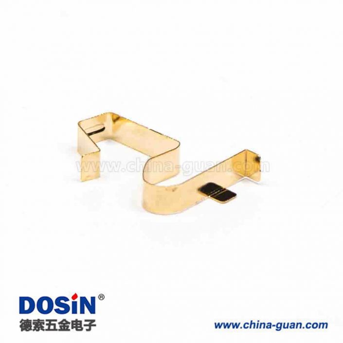 镀金铍铜弹片连接器 镀金铍铜弹片连接器
