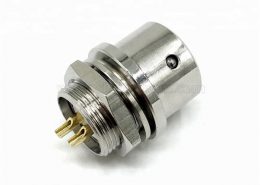 XS12 2P 圆形插座推拉式电缆接头