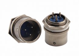 XS16 3芯公头航空插座快速推拉式