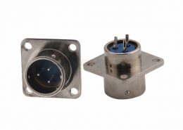 航空插座 XS16-3芯快速推拉式航空插方座