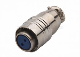 XS16 正装对接航空插头连接器 2芯圆形连接器