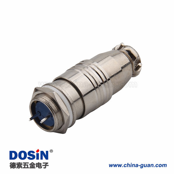 204 快速圆形连接器XS16 2芯航空插头插座