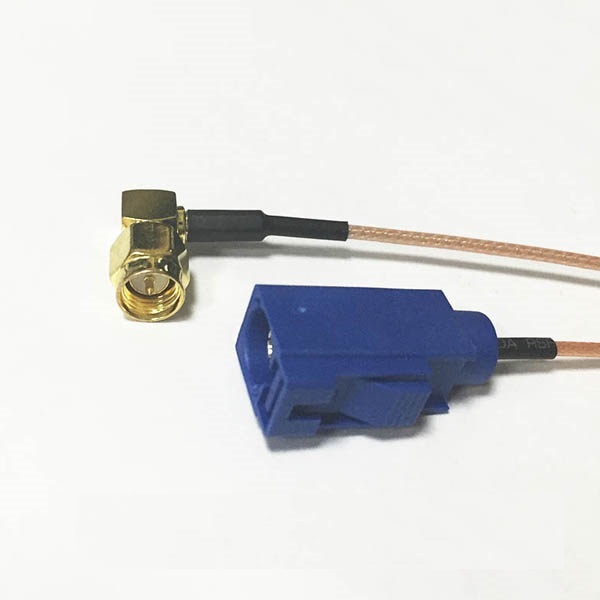 24 Fakra头导航天线RG178转SMA弯公头