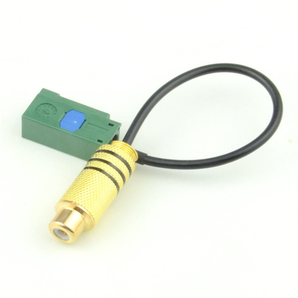 27-2 HSD连接器 Fakra E型母头转RCA母头RG174组装线材