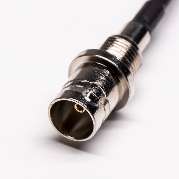 bnc-cable-connection-bulkhead-female-crimp-180-degree(2) 同轴线BNC母头板后安装穿墙式压接