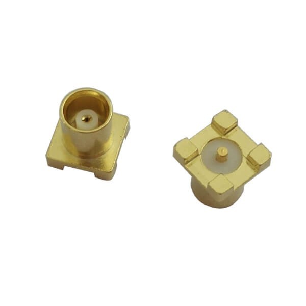 mcx-connector-female-rf-coax-straight-for-surface-mount(1) 射频连接器 mcx直式母头表贴式PCB板端