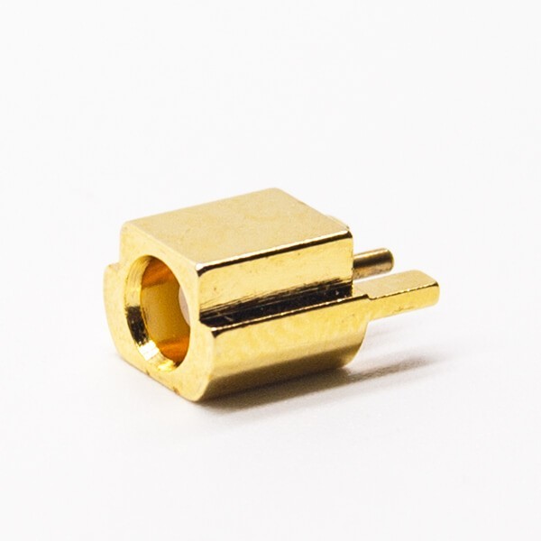mcx-offset-to-panel-female-connector-straight-gold-plating-for-pcb-mount(4) mcx母座同轴连接器直式沉板贴片式接PCB板