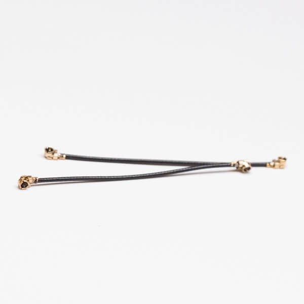 射频同轴电缆组件RF1.13黑色线材IPEX Ⅰ接IPEX Ⅰ