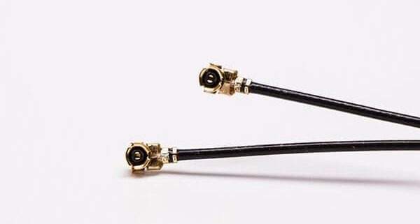 90度板端SMA反极公头接1.13 IPEX线材