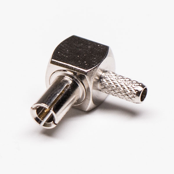 图片1 mcx弯公头RF射频连接头弯角压接接线