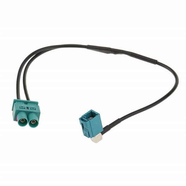 antenna-adapter-fakra-2-male-to-female-gps-navigation-extension-cable-30cm-rg174(3) Fakra Z公接头双头转单母头GPS延长线RG174线长30CM