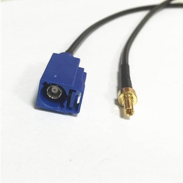buy-connector-crc9-antenna-extension-cable-switch-fakra-c-female-rg174-10cm 专业Fakra汽车连接器C型母头转CRC9公头接RG174线线长10CM
