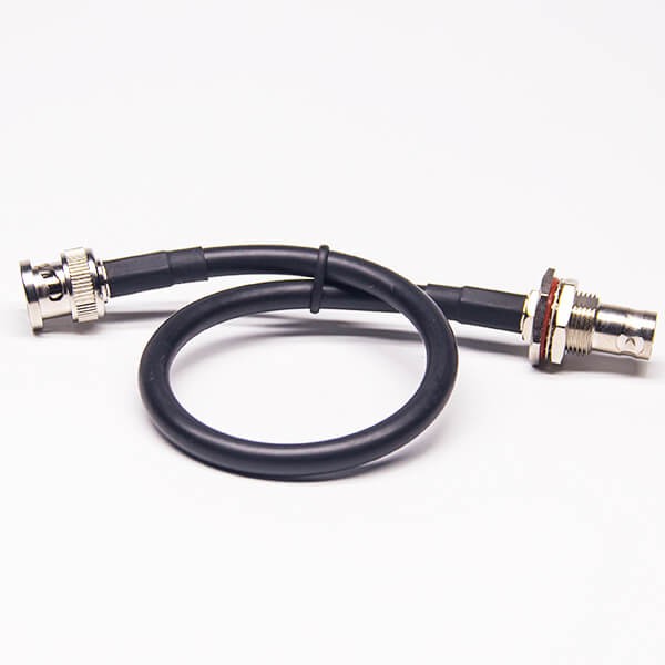 coax-cable-with-bnc-connectors-male-to-female-rg59-assembly-30cm(2) BNC 传输线公转母接RG59线30CM