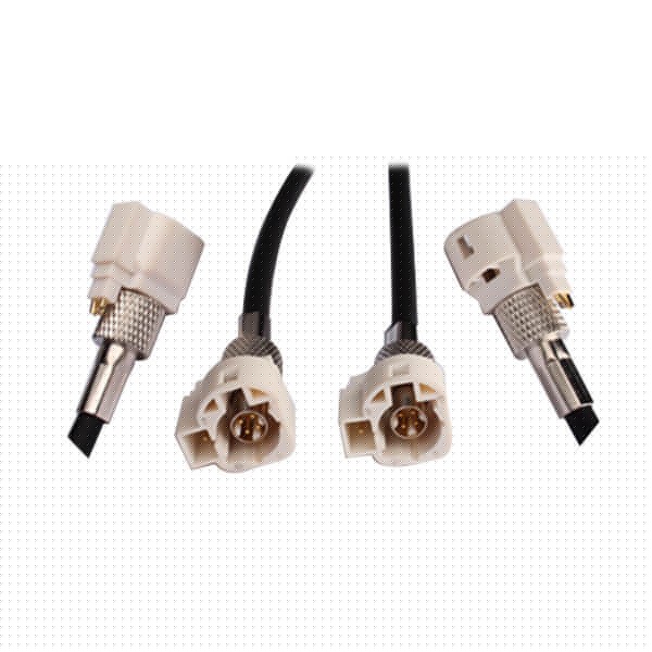 hsd-connector-automotive-6-pin-cream-color-with-lvds-cable-1m(1) LVDS线束接HSD白色6芯连接器公转公线长1M