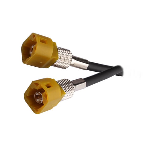 hsd-connector-standard-m-code-4pin-straight-male-to-male-cable-assembly-1m(1) Fakra LVDS组装线束1米接4芯HSD公头