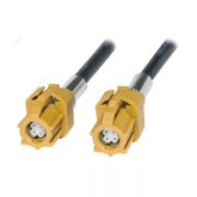 lvds-cables-assembly-1m-with-hsd-4pin-k-code-female-to-female-connector HSD 连接器接线4芯K型母转母LVDS线束1M