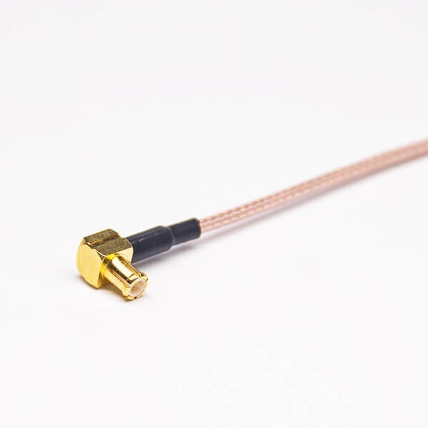 mcx-rf-cable-assembly-rg178-15cm-td(4) 射频连接器 MCX90度公接RG178线长15cm剥线沾锡