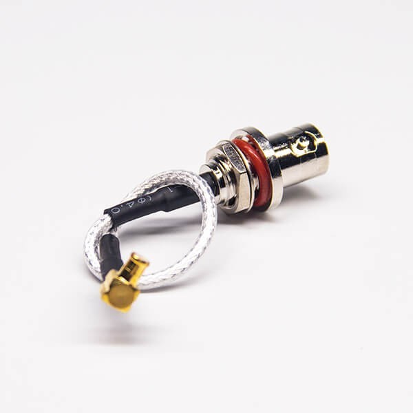 mcx-to-bnc-cable-rg316-assembly-plug-to-jack-10cm(6) BNC视频线接头专供BNC防水母头转MCX接RG316线 线长10cm