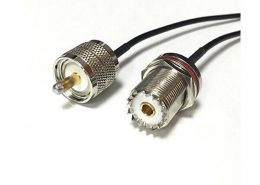 RF信号线RG174接UHF母头SO239转UHF公头PL259